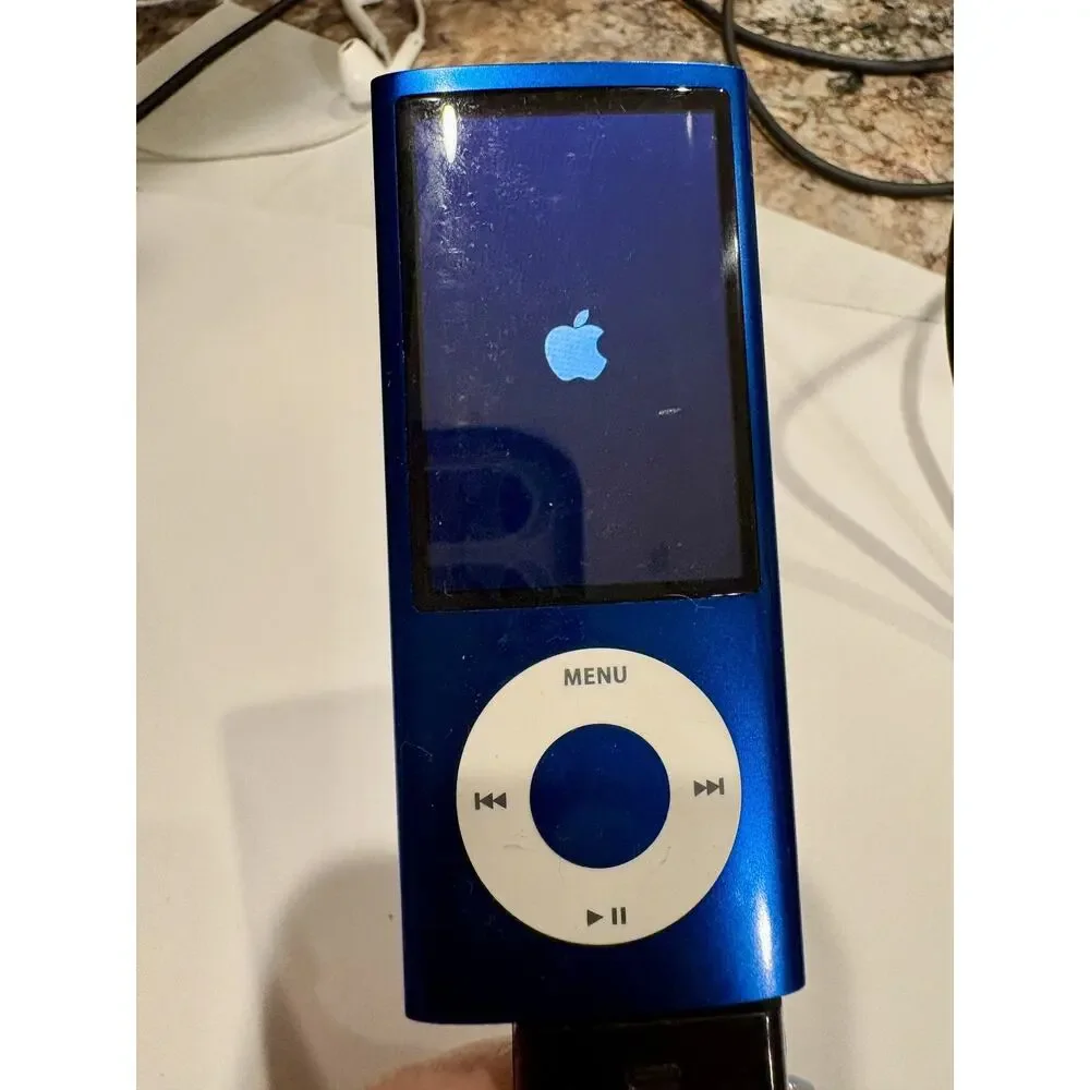 Apple iPod Nano 5th Generation Blue 8 GB A1320 NEEDS NEW BATTERY